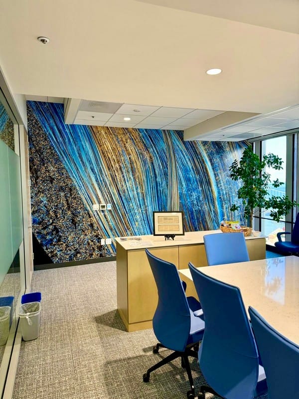 Texas Bookkeepers Commercial Wallpaper Installation Houston